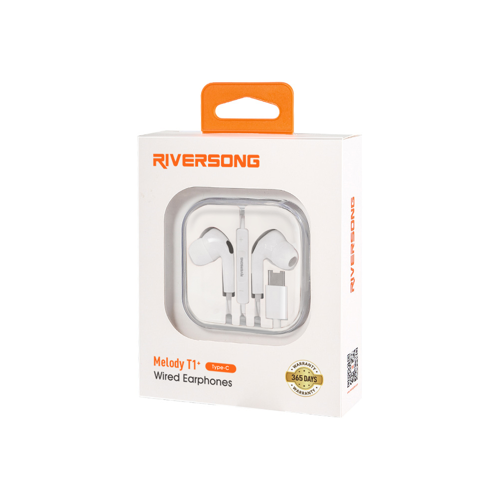 Слушалки с микрофон Riversong – Melody T1+, бели Слушалки с микрофон Riversong - Melody T1+, бели - Image 2